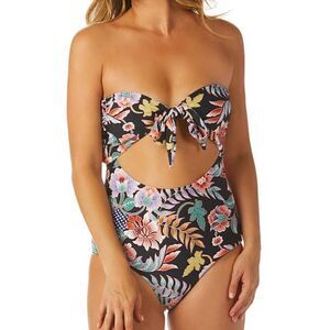 Raisins Puerto Vallarta Floral Cutout Swimsuit